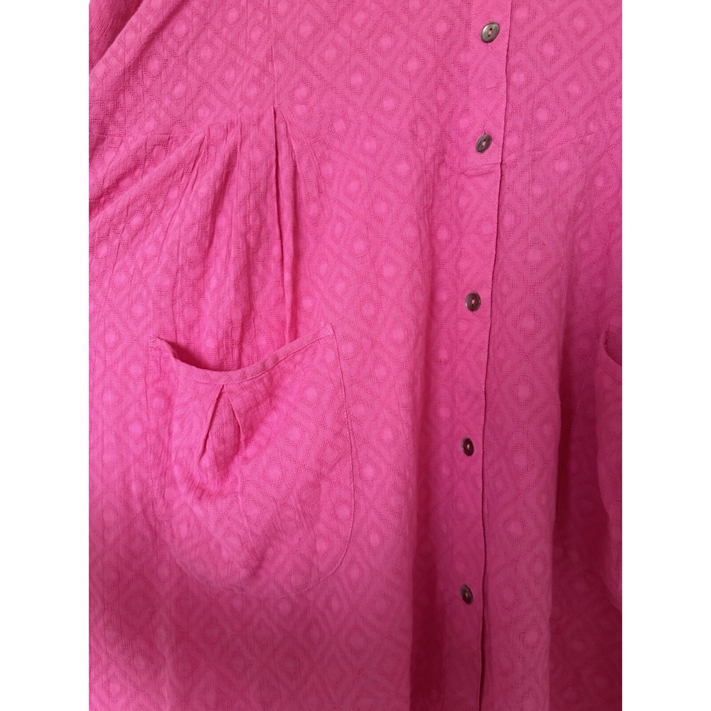 Gudrun sjoden dress Pink Shirt Short Size Large Casual - Picture 4 of 7